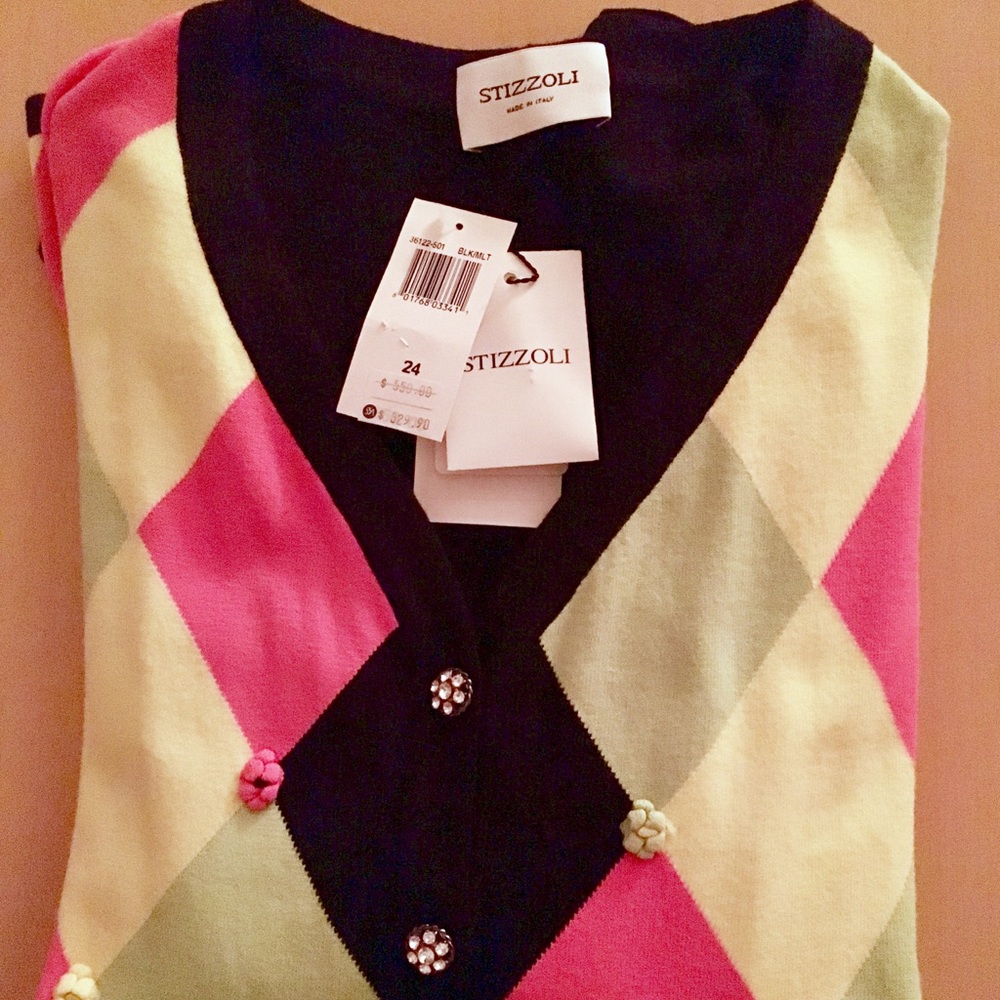 Made in Italy gorgeous knit sweater by Stizzoli